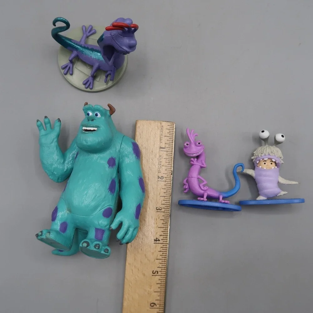 Monsters Inc Randall Sully Girl Boo Figure Disney‎ Pixar Toy Lot Cake Topper